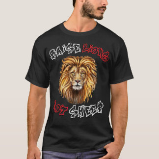 Camiseta Elevar la oveja del león no