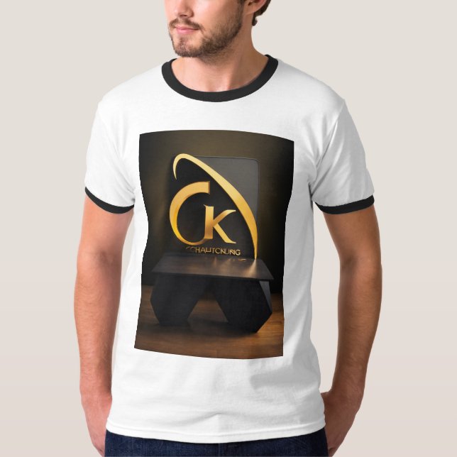 Camiseta Elevar tu estilo con nuestro logotipo exclusivo im (Anverso)