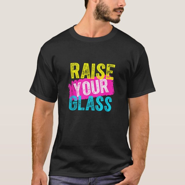 Camiseta Elevar tu tanque de vidrio superior (Anverso)
