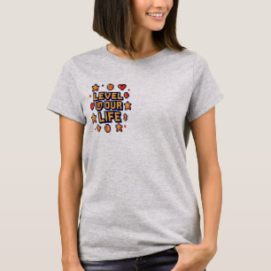 Camiseta "Elevar tu vida" - Desi motivacional de arte de Pi