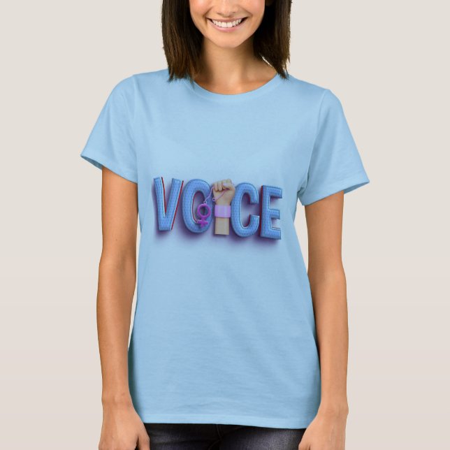 Camiseta Elevar tu voz (Anverso)