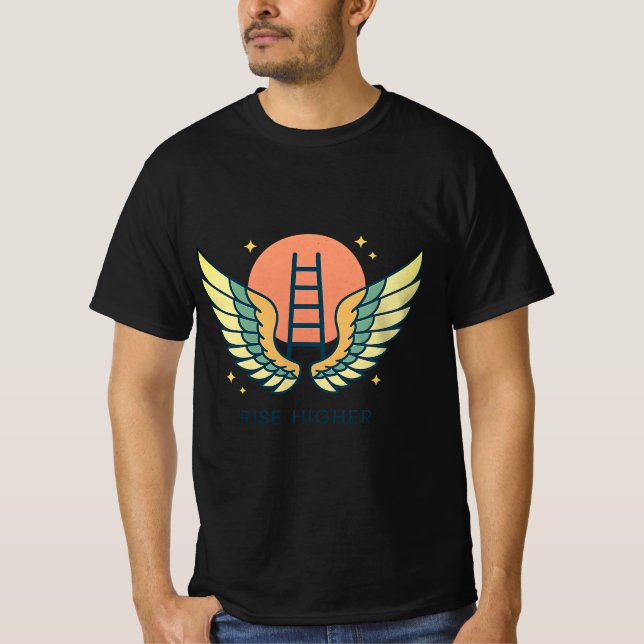 Camiseta Elevar Wings Vintage Tee (Anverso)