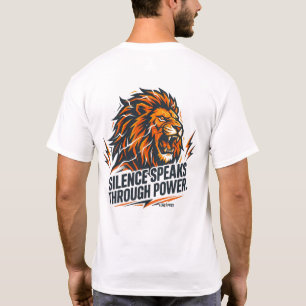Camiseta Elevarse por encima del ruido León Fuerza Motivaci