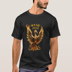 Camiseta Elevarse sobre el pájaro mítico del fuego fénix