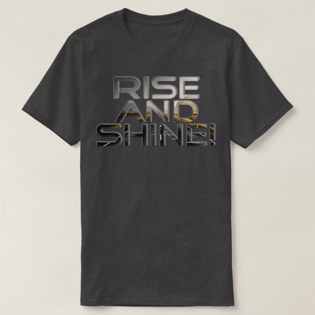 Camiseta Elevarse y brillar (Diseño del anverso)