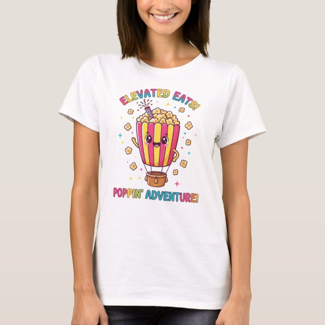 Camiseta Elevated Eats – Popcorn Fantasy (Anverso)