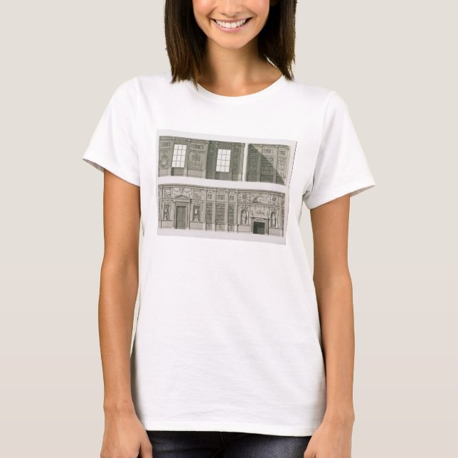 Camiseta Elevation of the Library at Syon House, c.1760-69 (Anverso)