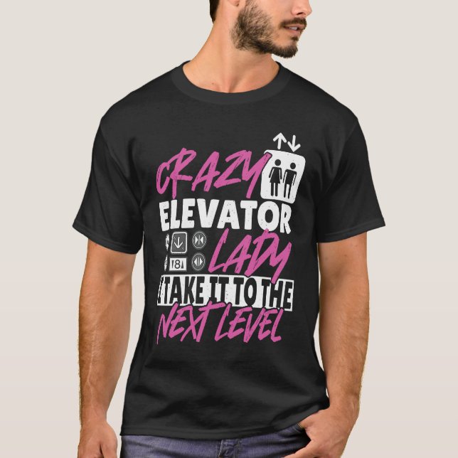 Camiseta Elevator Lady Next Level (Anverso)
