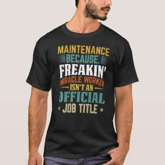 Camiseta Elevator Miracle Elevator Operator Elevator Mainte