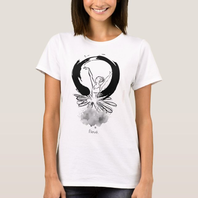 Camiseta Élevé Ballerina Enso Minimalist Tee (Anverso)