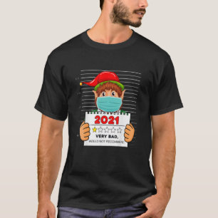 Camiseta ELF 2021 Navidades divertidos de una estrella niño
