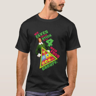 Camiseta Elf Buddy Cuatro Grupo Principal De Alimentos Pirá