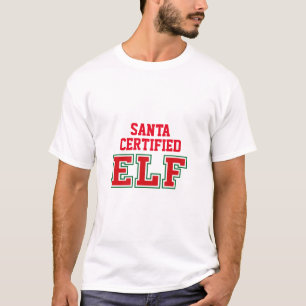 Camiseta Elf certificado por Santa