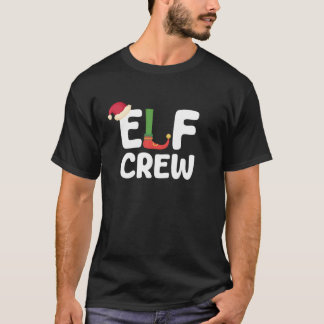 Camiseta Elf Crew Christmas Family Matching Pajamas Holiday