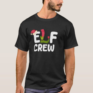Camiseta Elf Crew Christmas Family Matching Pajamas Holiday