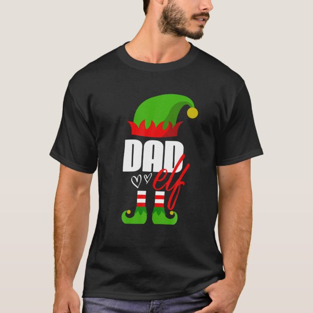 Camiseta Elf Dad Navidades Elf Family Vestuario Para Padres (Anverso)