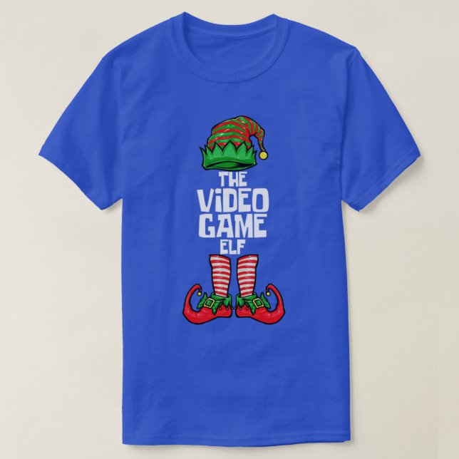 Camiseta Elf de videojuego de navidades (Diseño del anverso)