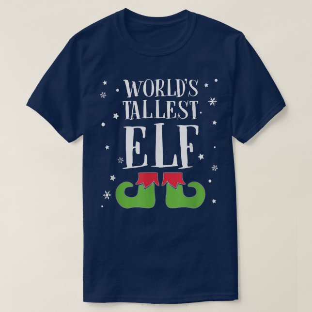 Camiseta Elf Divertido Más Alto Para Mujeres Hombres  (Diseño del anverso)