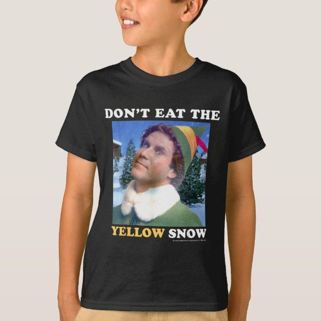 Camiseta Elf Don't Eat The Yellow Snow  (Anverso)