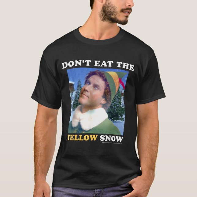 Camiseta Elf Don't Eat The Yellow Snow  (Anverso)