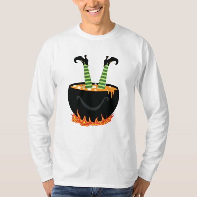 Camiseta Elf en agua hirviendo regalo de Halloween (Anverso)