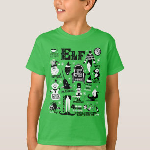Camiseta Elf Icons and Movie Quotes