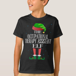 Camiseta Elf Matching Pajama, Asistente De Terapia Ocupacio