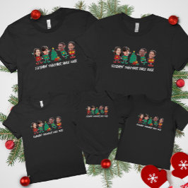 Camiseta Elf, Navidades de fotografía de cara divertida y p