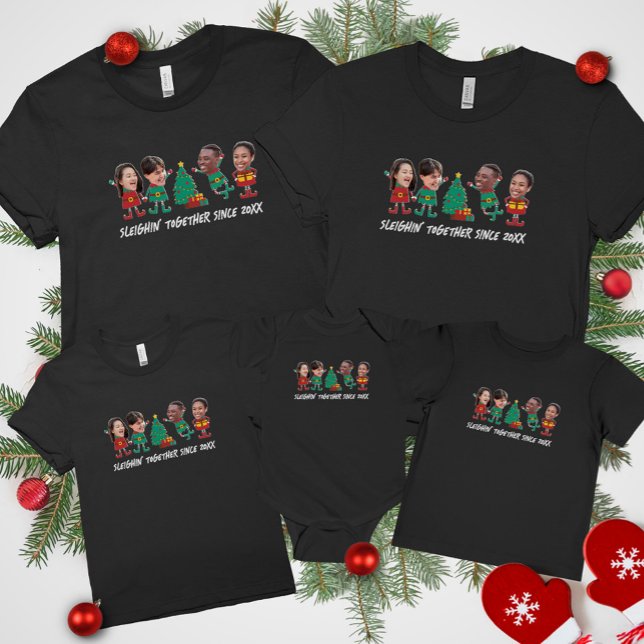 Camiseta Elf, Navidades de fotografía de cara divertida y p (Subido por el creador)