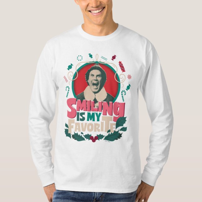 Camiseta Elf - Sonreír es mi favorito (Anverso)