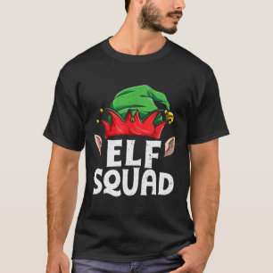 Camiseta Elf Squad Funny Elf Navidades de familia coinciden