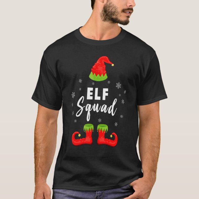 Camiseta Elf Squad Matching Christmas Elves   (Anverso)