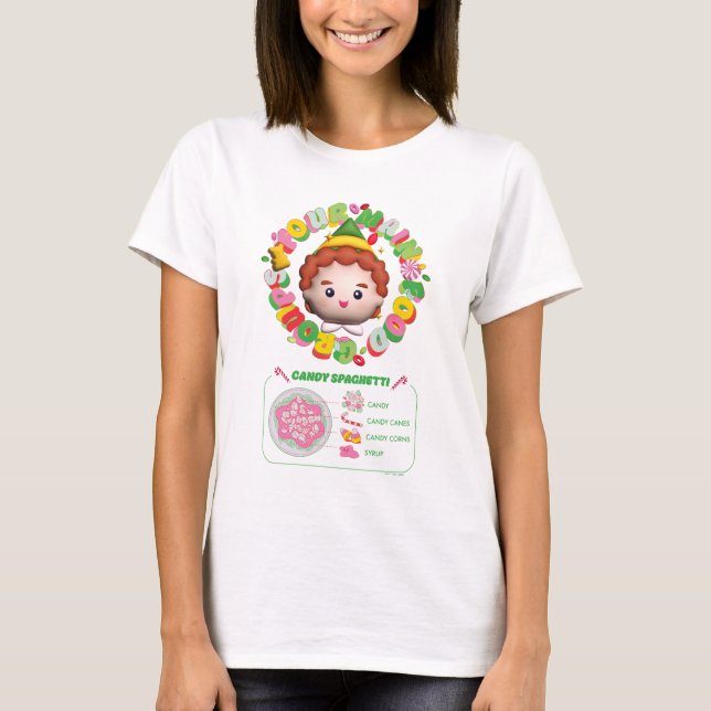 Camiseta Elf the Movie | Four Main Food Groups (Anverso)