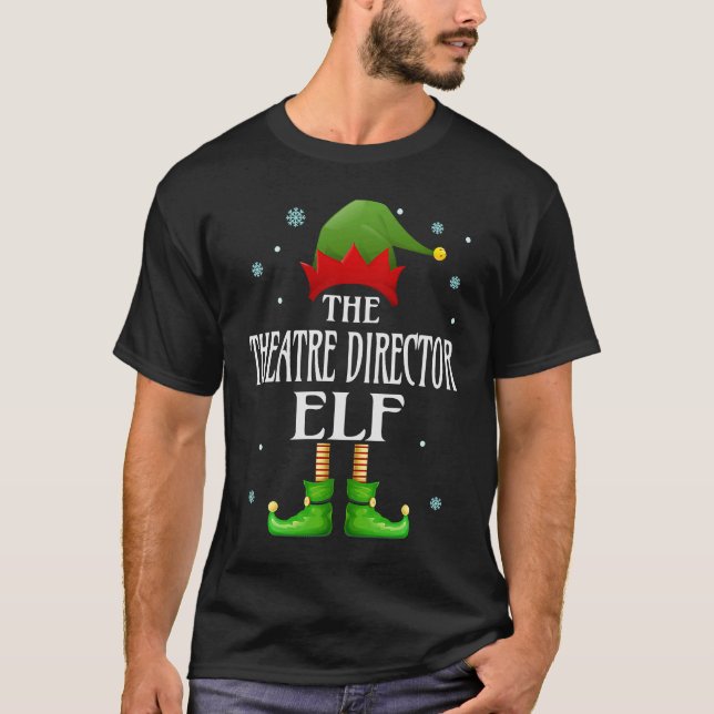 Camiseta Elf Xmas, Director de Teatro, Familia, Navidad (Anverso)