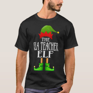 Camiseta Elf Xmas, profesora de ELA, grupo C de coincidenci