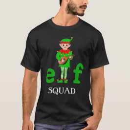 Camiseta Elfa del Equipo de Navidad Musical Modern