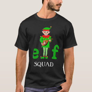 Camiseta Elfa del Equipo de Navidad Musical Modern