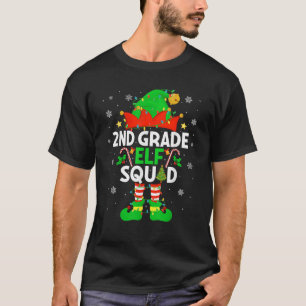 Camiseta Elfo 2do Grado Cuadrilla Navidad Segundo Grado Xma