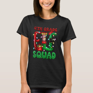 Camiseta Elfo de la escuadra de duendes de 4to grado maestr