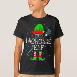 Camiseta Elfo de Lacrosse Navidad Familia Elfo Escuadrón De