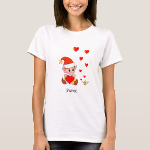 Camiseta Elfo dulce con lámpara mágica