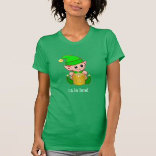 Camiseta Elfo Lindo & Texto Personalizado