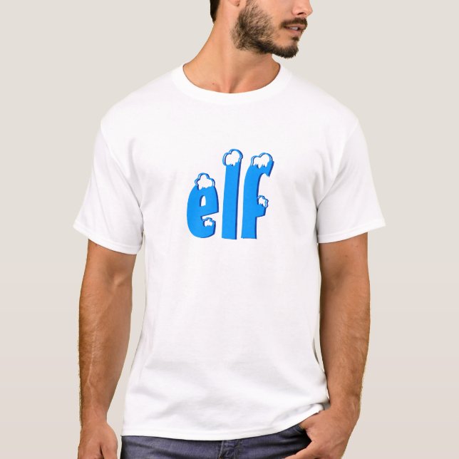 Camiseta elfo nevado (Anverso)
