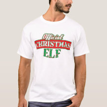 Elfo oficial de la ayuda de Santa divertido