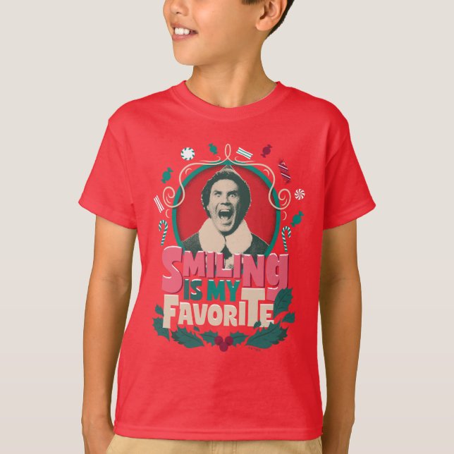 Camiseta Elfo - Sonreír es mi favorito (Anverso)