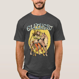 Camiseta ElfQuest Vintage Nightfall Regalo familiar deterio