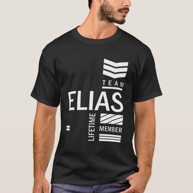 Camiseta Elias Nombre personalizado Regalo de cumpleaños (Anverso)