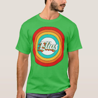 Camiseta Elias Nombre Shirt Vintage Elias Circle