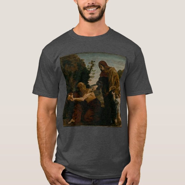 Camiseta Elías recibiendo pan de la viuda de Sarepta (Anverso)
