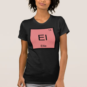 Camiseta Elie Nombre Elemento Químico Tabla periódica